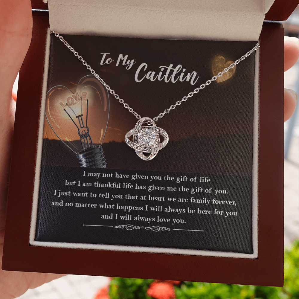 April Banister love knot Caitlin