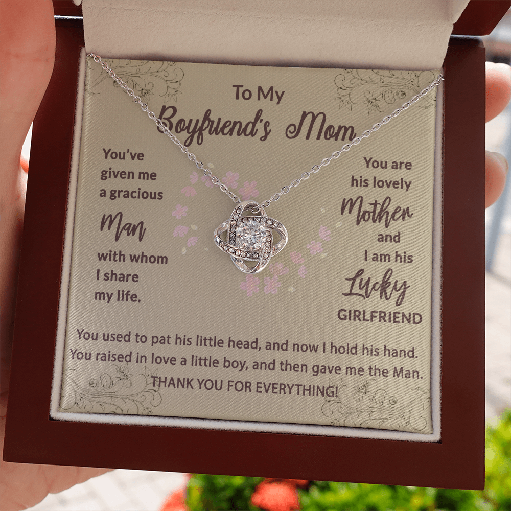 3 The Love Knot To My Boyfriend's Mom Gift