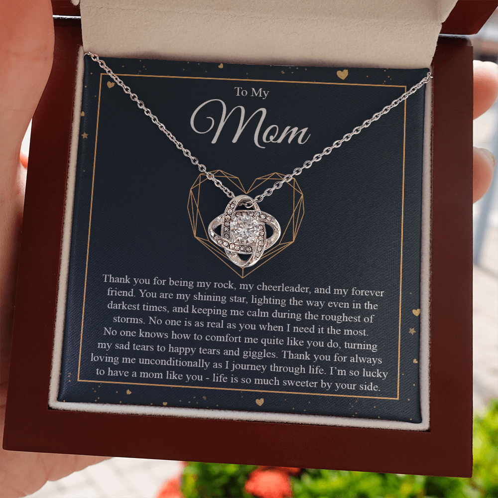 8 Love Knot Necklaces With Box Card 001