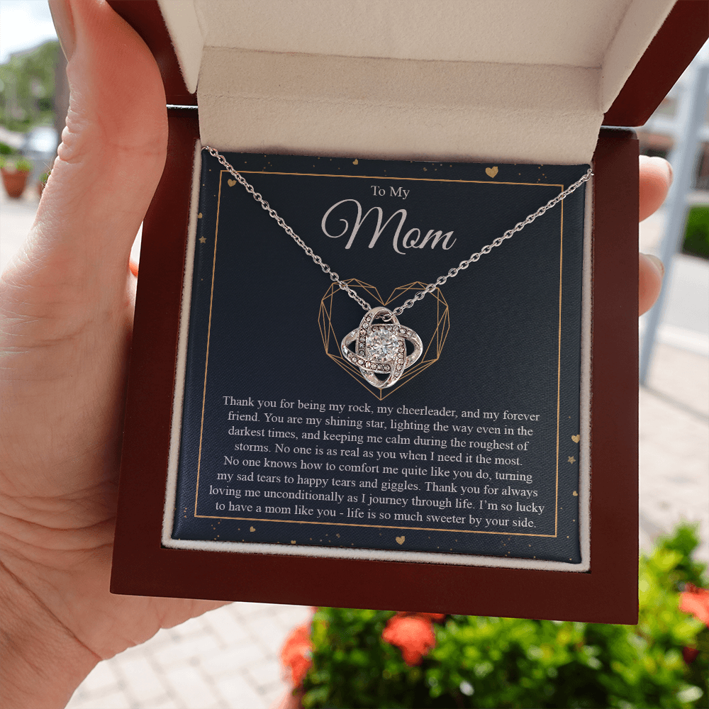 8 Love Knot Necklaces With Box Card 001
