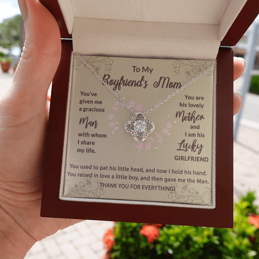 3 The Love Knot To My Boyfriend's Mom Gift