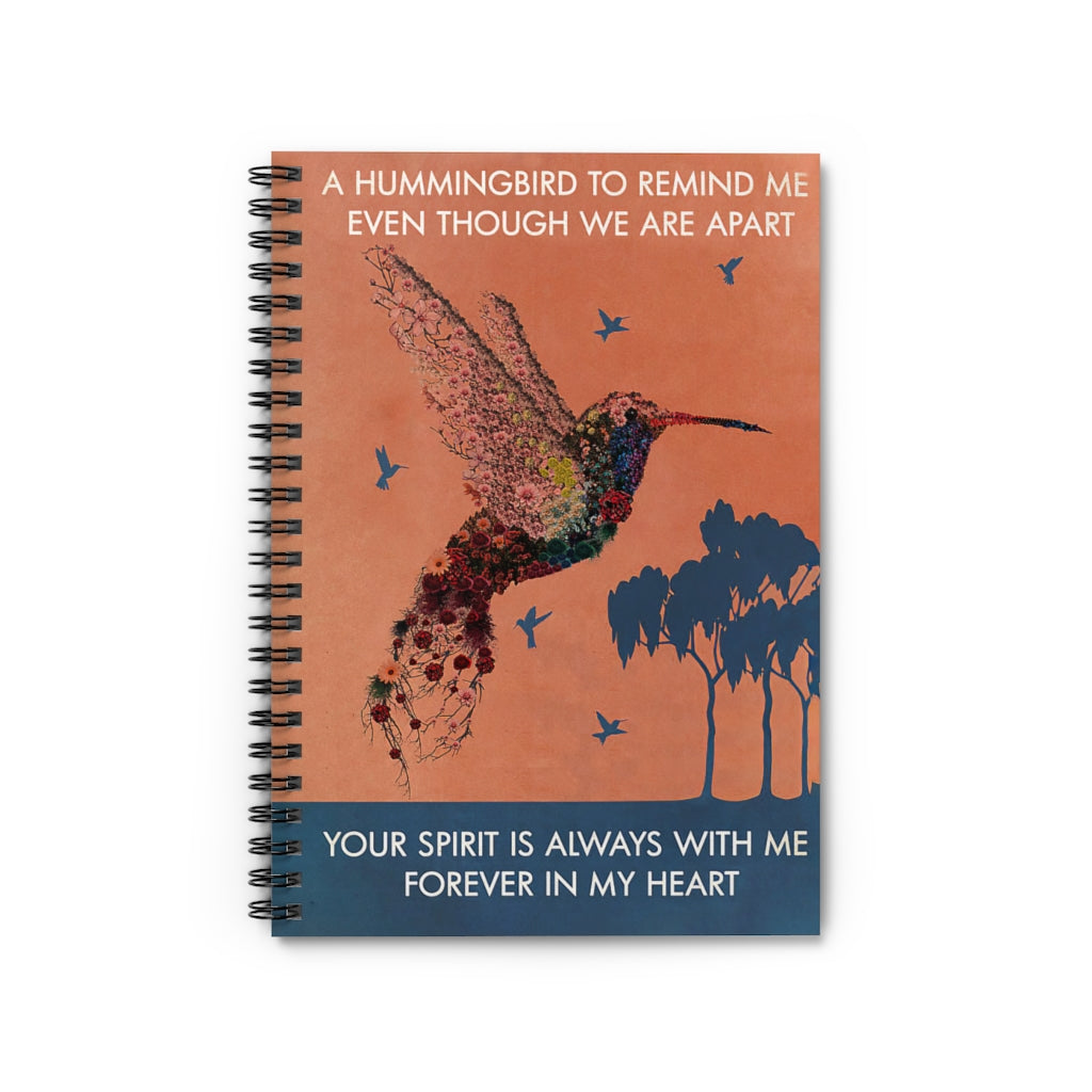 Spiral Notebook - Ruled Line A Hummingbird To Remind Subject Notebooks Baby Journal  Keepsake Spiral Notebook Gift On Birthday Smart Notebook