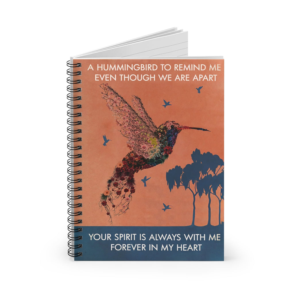 Spiral Notebook - Ruled Line A Hummingbird To Remind Subject Notebooks Baby Journal  Keepsake Spiral Notebook Gift On Birthday Smart Notebook
