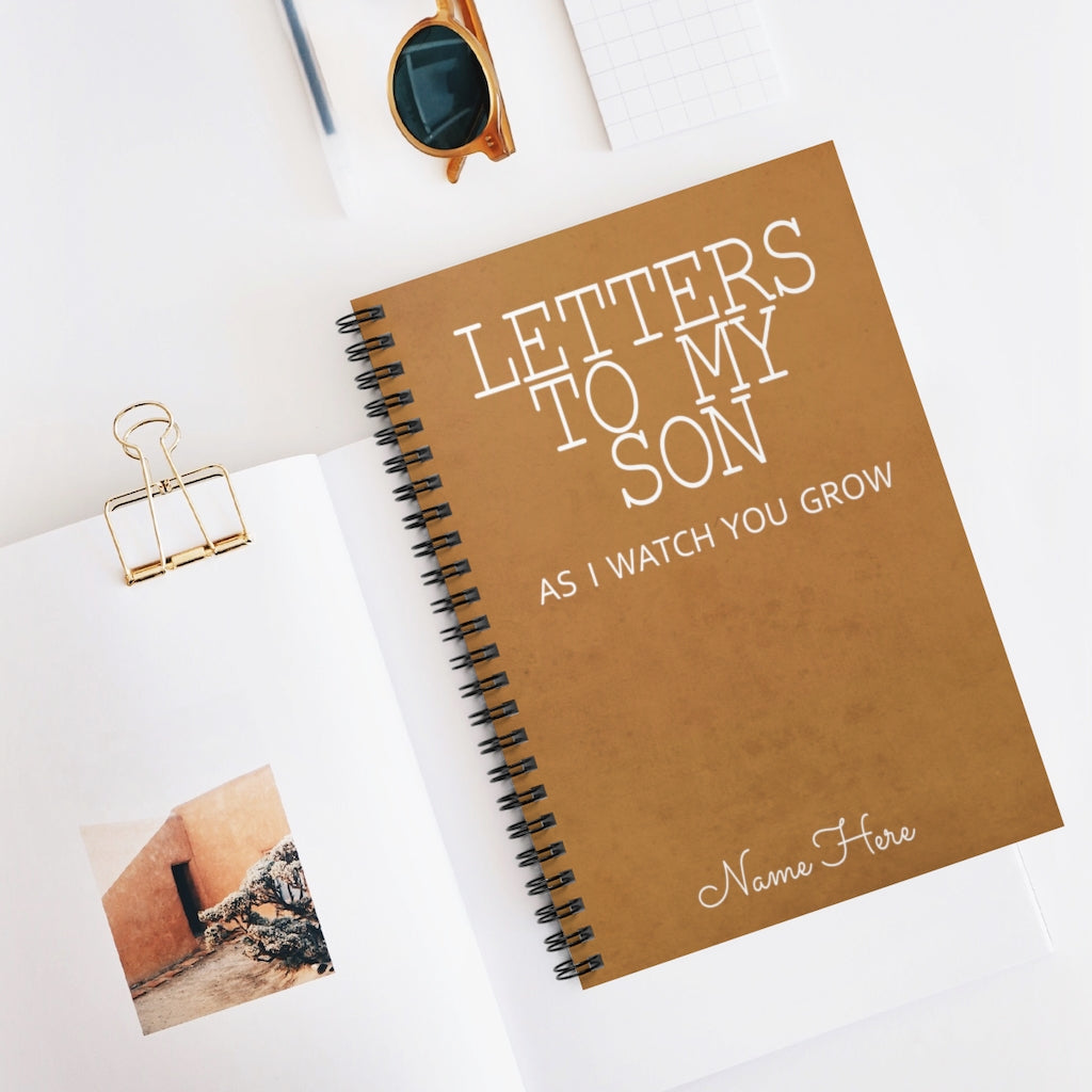 Spiral Notebook - Ruled Line Personalised Gift, Stationery Gift, Personalised Notebook, New Baby, Mum Gift, New Parents, Gift Ideas, Baby Journal