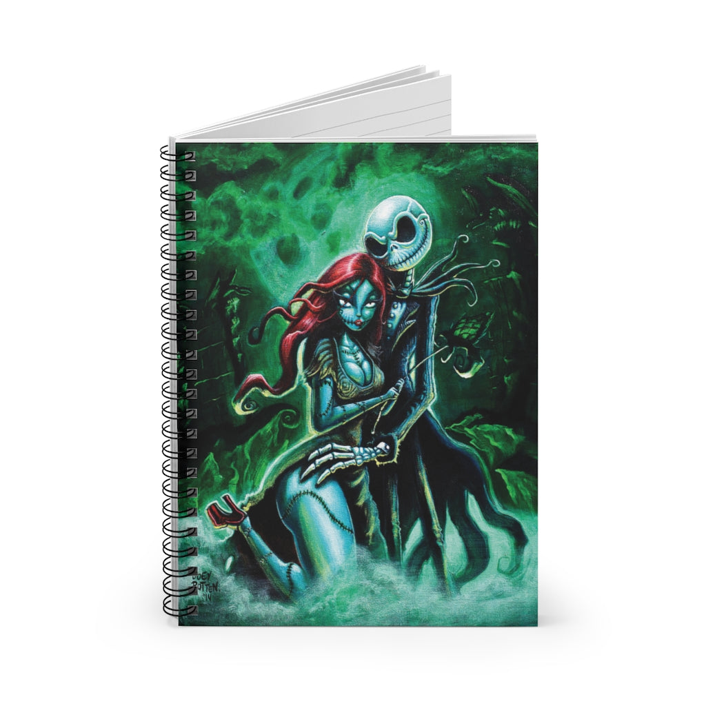 Motivational Paper Holidays Events The Nightmare Before Christmas Jack Killington and Sally Family Friend Awesome Gifts Birthday Decor Home Spiral Notebook - Ruled Line