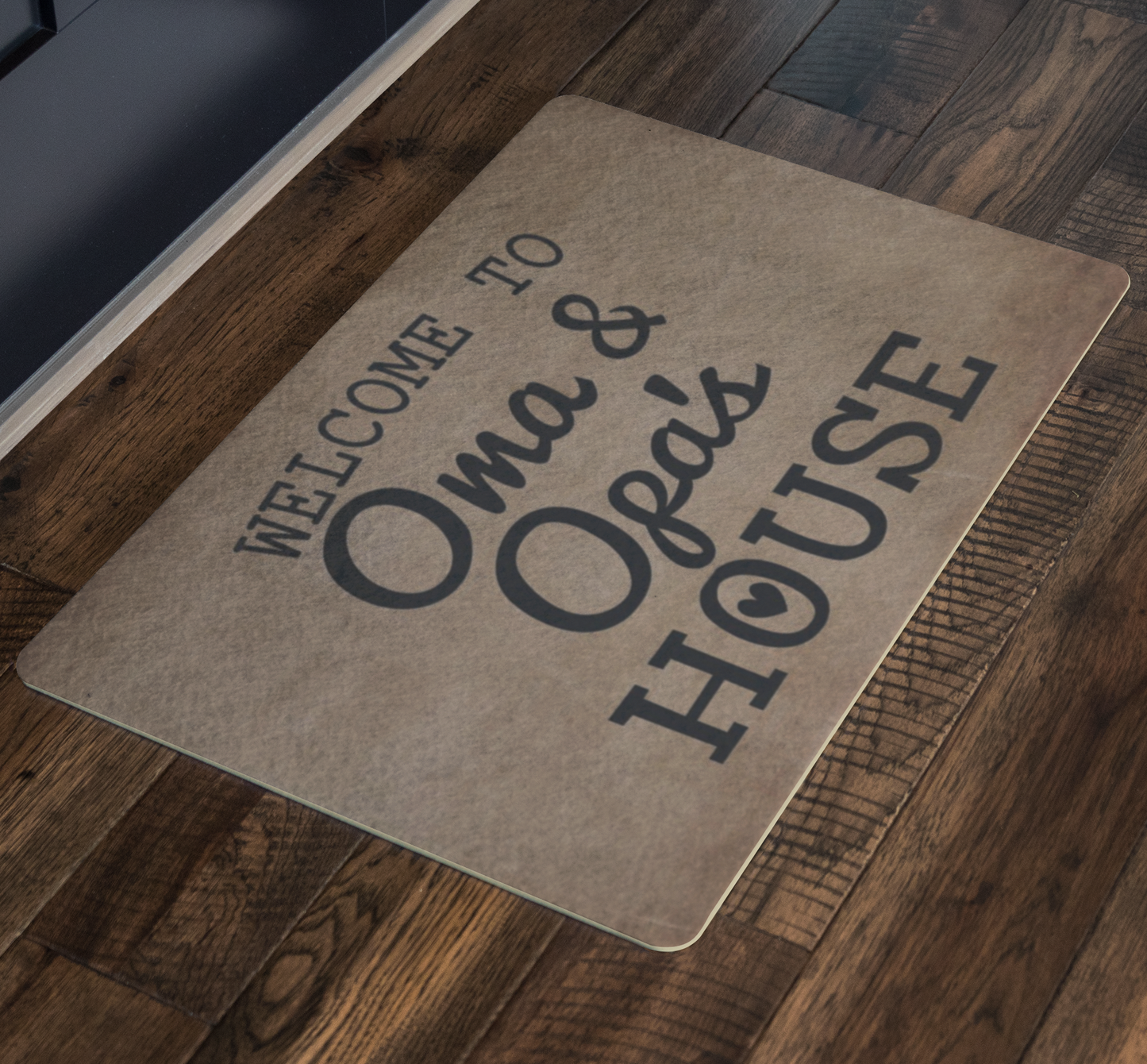 Welcome to Oma & Opa's House Doormat - Cute Grandparents Gift, Grandparents, Grandparents Day Gift, Oma and Opa Gift, Oma Opa