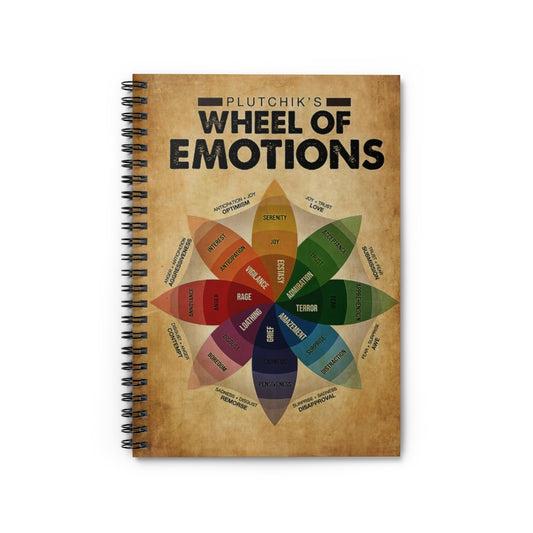 Spiral Notebook MENTAL HEALTH WHEEL OF EMOTIONS - PRINT POSTER WALL ART HOME DECOR-gigapixelMENTAL HEALTH WHEEL OF EMOTIONS - PRINT POSTER WALL ART HOME DECOR-gigapixel