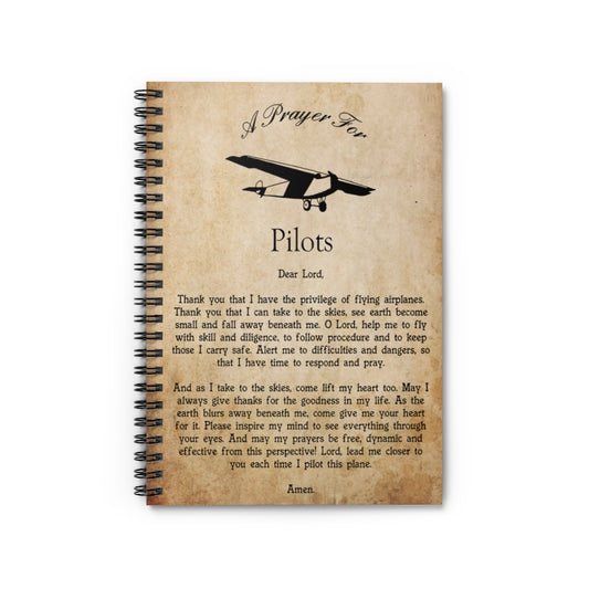 Spiral Notebook Anna Gifts Meaningful Quote Pilots Prayer Personalized Gift Stationery Gift Personalized Notebook
