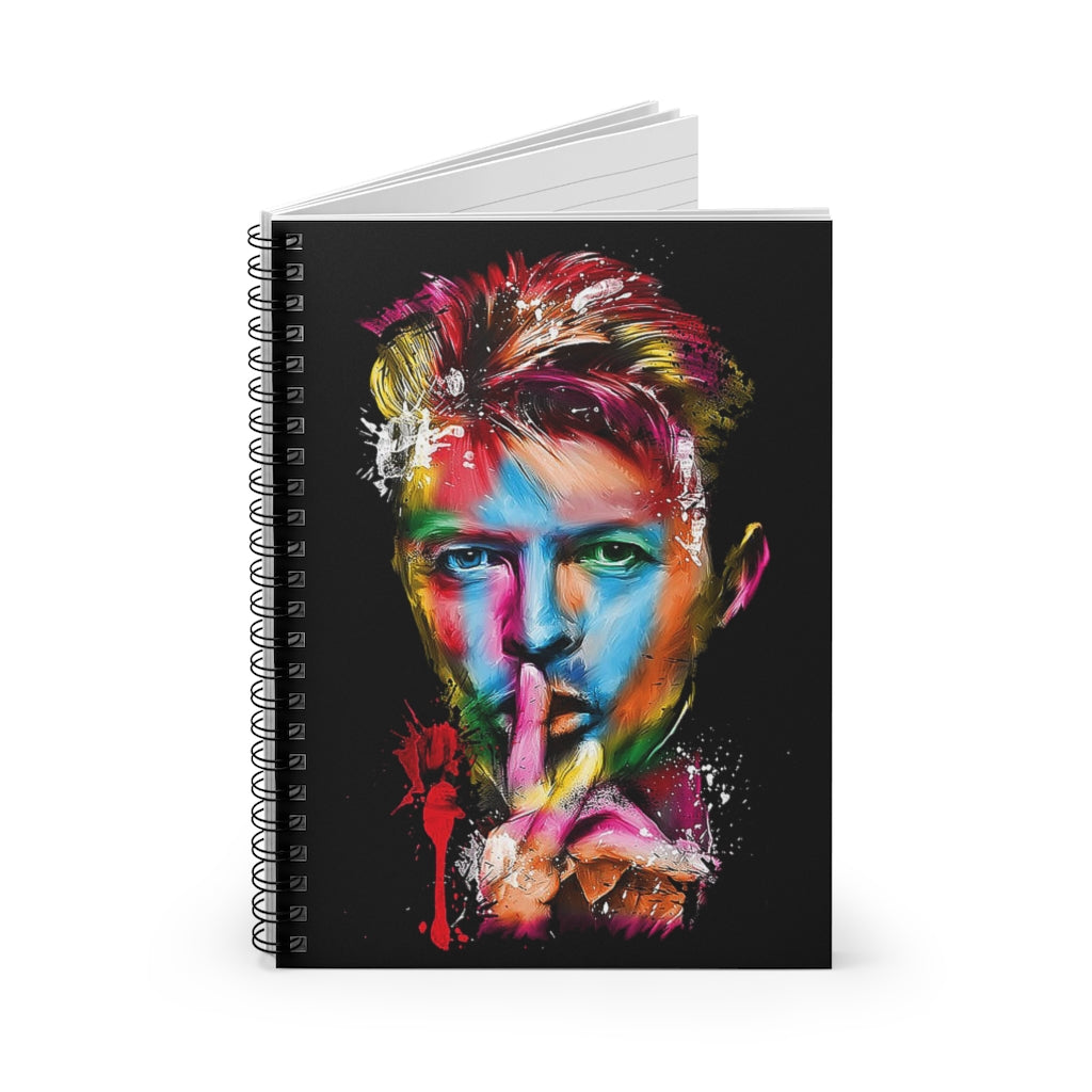 to My Wife Poster Watercolor David Bowie Unframed Print Wall Art, Spiral Notebook - Ruled Line New Parents Gift Ideas  Baby Journal