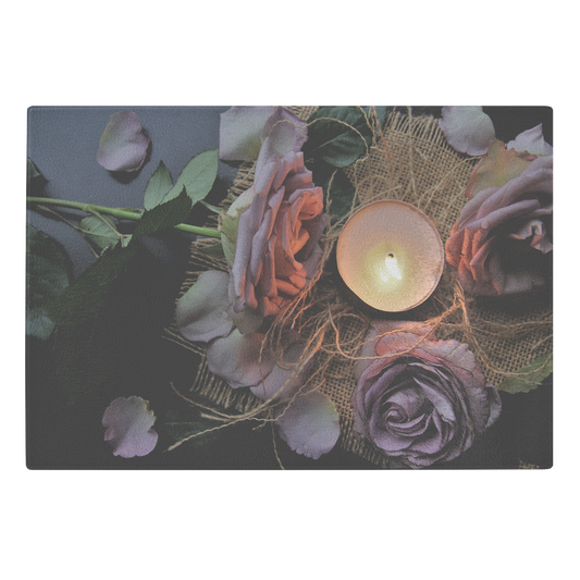 Candle and Flower