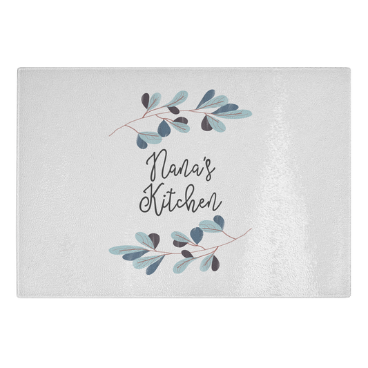 Vigifsana Glass Cutting Board Custom Cutting Board Mimi's Kitchen Mimi Gift Grandma Cutting Board Grandma's Kitchen Nana's Kitchen